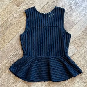 Anthropologie // sleeveless peplum top